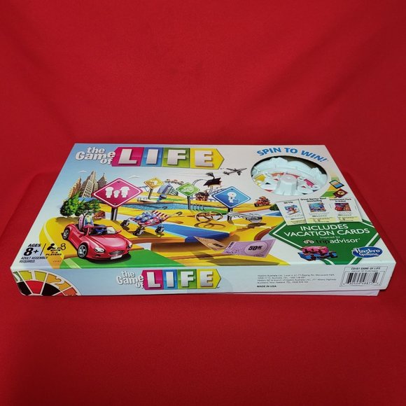 Hasbro Spin to Win Game of Life Classic Family Board Game Strategy & War Games - Picture 2 of 13